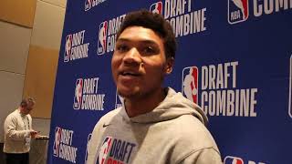 Ulrich Chomche 2024 NBA Draft Combine Interview [upl. by Maxi]