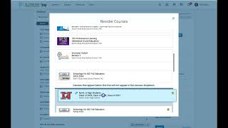 Reordering Schoology Courses [upl. by Artkele]