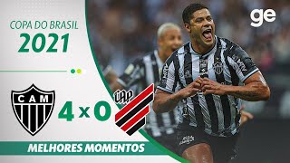 ATLÉTICOMG 4 X 0 ATHLETICOPR  MELHORES MOMENTOS  FINAL COPA DO BRASIL 2021 geglobo [upl. by Stacey]