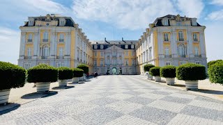 Walk Around Brühl Palace Augustusburg UNESCO World Heritage Site 4k HDR [upl. by Tibold770]