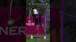 Golf Swing Slow Motion Driver Left Knee Movement golfswing [upl. by Stearne140]