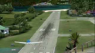 Runway Overrun  St Barts [upl. by Namwob102]