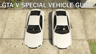 GTA V Special Vehicle Guide LusteredEC2 White Fusilade [upl. by Ala]