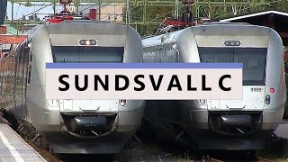 Sundsvall C Station och stadsbild 2016 [upl. by Lexa]