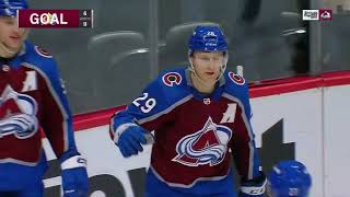 Mikko Rantanen 01 vs Los Angeles [upl. by Sikleb]