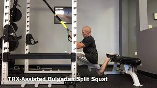 TRXAssisted Bulgarian Split Squat [upl. by Aelak]