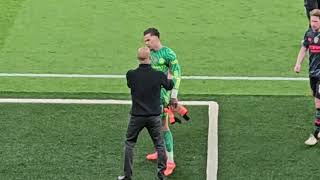 UNHAPPY GOALKEEPER EDERSON KICKS THE CHAIR AFTER BEING SUBBED Spurs v Man City [upl. by Saidnac]