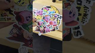 kirby sticker bomb ukulele ukulele ukulelebass stickers stickerbombing stickerbombing kirby [upl. by Wehtta]