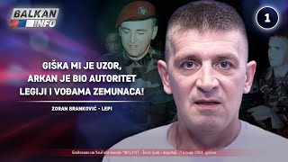 INTERVJU Zoran Branković  Giška mi je uzor Arkan je bio autoritet Legiji i Zemuncima 1852024 [upl. by Fakieh390]