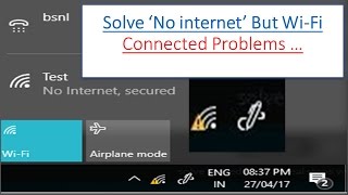 Solvefix No internet access but WiFiLAN Connected Problems 0200 minute working method genuine [upl. by Anahsit]