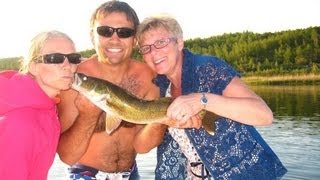 Garner Lake Walleye Fishing [upl. by Netsua56]