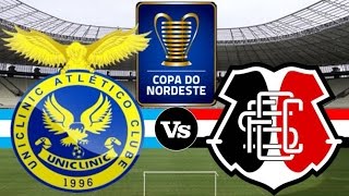 Uniclinic x Santa Cruz 25022017 Copa do Nordeste 2017  Grupo A PES 2017 [upl. by Ottavia]