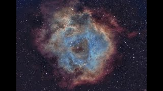 The Rosette Nebula Captured With Hubble Palette [upl. by Anielram824]