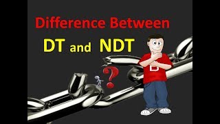 Differences between DT and NDT Non Destructive Testing vs Destructive Testing [upl. by Airetnahs83]