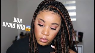 Realistic Full Lace Box Braid Wig 🙌🏾  Khenny Ester [upl. by Odlaw]