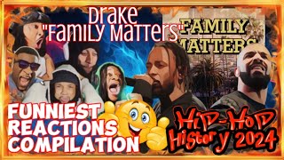 Funny Reactions Compilation DRAKE  FAMILY MATTERS [upl. by Aramoy]