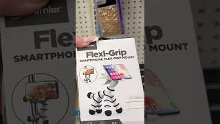 FLEXI GRIP SMART PHONE GRIP MOUNT electronic zebra dollartree shopping [upl. by Kammerer232]