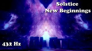 Winter Solstice deep meditation for new beginnings 432 Hz1 hour [upl. by Yslehc]