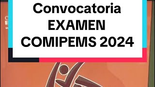 Convocatoria EXAMEN COMIPEMS 2024 [upl. by Wordoow]