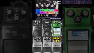 BOSS BD2 vs SD1 vs OD3 vs OD1 vs Ibanez TS9 vs MXR Duke Of Tone Overdrive  오버드라이브 대전 [upl. by Gnoh172]