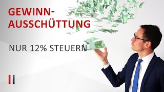 Die richtige Strategie für Gewinnausschüttungen beim GmbHGesellschafter  Christoph Juhn [upl. by Fonz334]