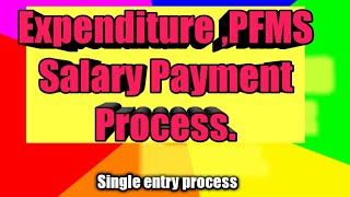 Expenditure PFMS Salary Payment Process [upl. by Ilario638]