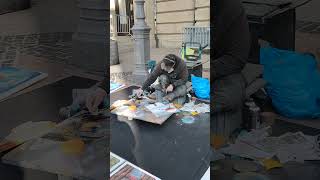 Street spray paint Artist luxembourg [upl. by Delainey]