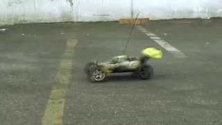 EXCEED RC 18th Nitro GasPowered RC Cars BASHING  Buggy vs Truck vs Truggy [upl. by Michon972]