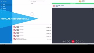 MiCollab Conference Call MiVoice Business [upl. by Hyacinthe]