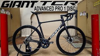 GIANT 2021 TCR Advanced Pro 1 Disc Detailed Look amp Review 4300 Best Value Road Bike of 2021 [upl. by Ronyar]