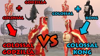 Colossal Kong vs Colossal Zilla  Hybrid Titan Arena S1E3  SPORE [upl. by Winola]