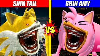 Shin Tails vs Shin Amy  SPORE [upl. by Irac]