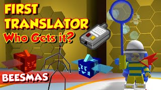 Bee Swarm Simulator First Translator  Who gets it first  Beesmas [upl. by Ekez]