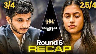 India is the sole leader in both sections  Round 6 of Chess Olympiad 2024  Ambit Recap of the Day [upl. by Annoid433]