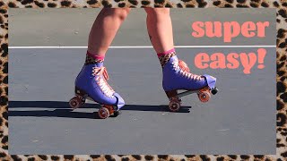 5 EASY ROLLER SKATING TRICKS FOR BEGINNERS  Learn these tricks impress your friends [upl. by Lody]