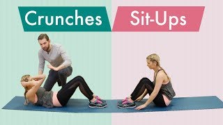 Crunches vs Sit Ups which one is best and how to do it [upl. by Rodrigo]