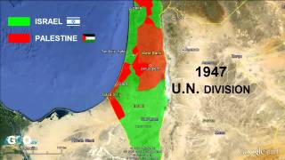 Territorios Palestina e Israel Evolución  Palestine amp Israel Territories IGEOTV [upl. by Kevon]