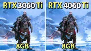 RTX 3060 Ti vs RTX 4060 Ti  Test in 10 Games  DLSS 3 amp FSR 31 Frame Generation [upl. by Eninaj]