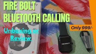 FireBolt Bluetooth Calling Smart WatchReview amp Unboxing Videovloggerboysagar535 [upl. by Krishnah]