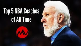 Top 5 Coaches in NBA History [upl. by Tanberg]