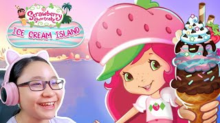 Strawberry Shortcake Ice Cream Island  We make Ice Cream  Lets Play Ice Cream Island [upl. by Islean]