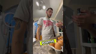 Cracking an Egg over my wifes head prank  Wife believes anything i say prank shorts [upl. by Ydnahs]