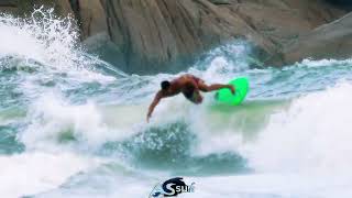 session de surf praia do Tombo  bostro [upl. by Nobie871]