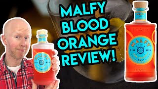 Malfy Con Arancia Blood Orange Gin Review [upl. by Uol]