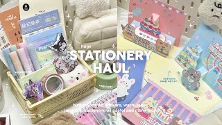 huge stationery haul  giveaway 🎂📦🛒 ft stationery pal [upl. by Anayd901]