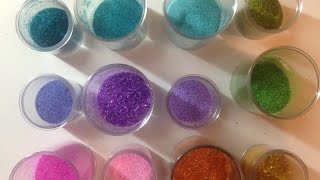 make your own embossing powder colors [upl. by Nickolai]