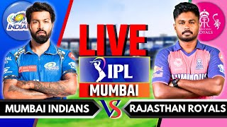 IPL 2024 Live MI vs RR Live Match  IPL Live Score amp Commentary  Mumbai vs Rajasthan Live Inngs 2 [upl. by Alexandrina477]