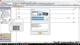 Mitsubishi PLC programming in Tamil 7 Basic Instructions 3 Retentive timer [upl. by Greer]