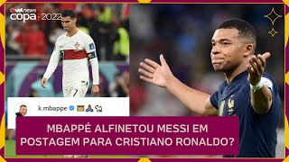 MBAPPÉ chama CRISTIANO RONALDO de melhor de todos e cria polêmica com MESSI [upl. by Sillad]