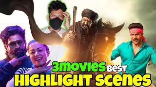 3 Movies Best🤯🤯  Higlight Scenes🔥  AlluArjun  RamCharan  Nandamuri Balakrishna🔥 [upl. by Sremmus718]